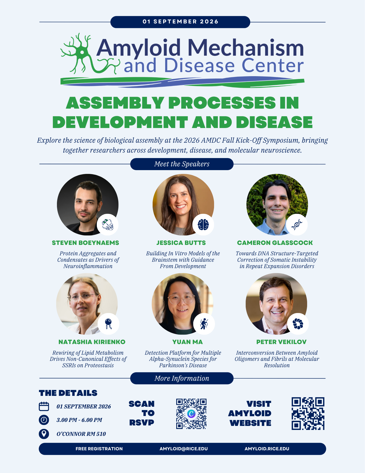 AMDC Fall Kick-Off Symposium Flyer